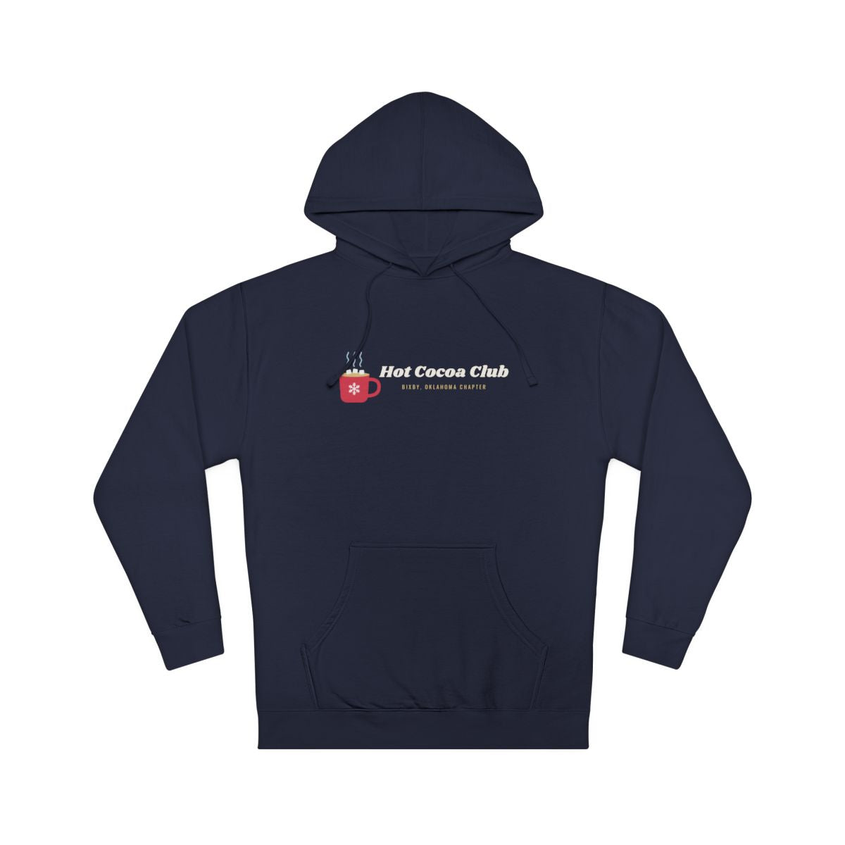 Hot Cocoa Club Hoodie in Classic Navy