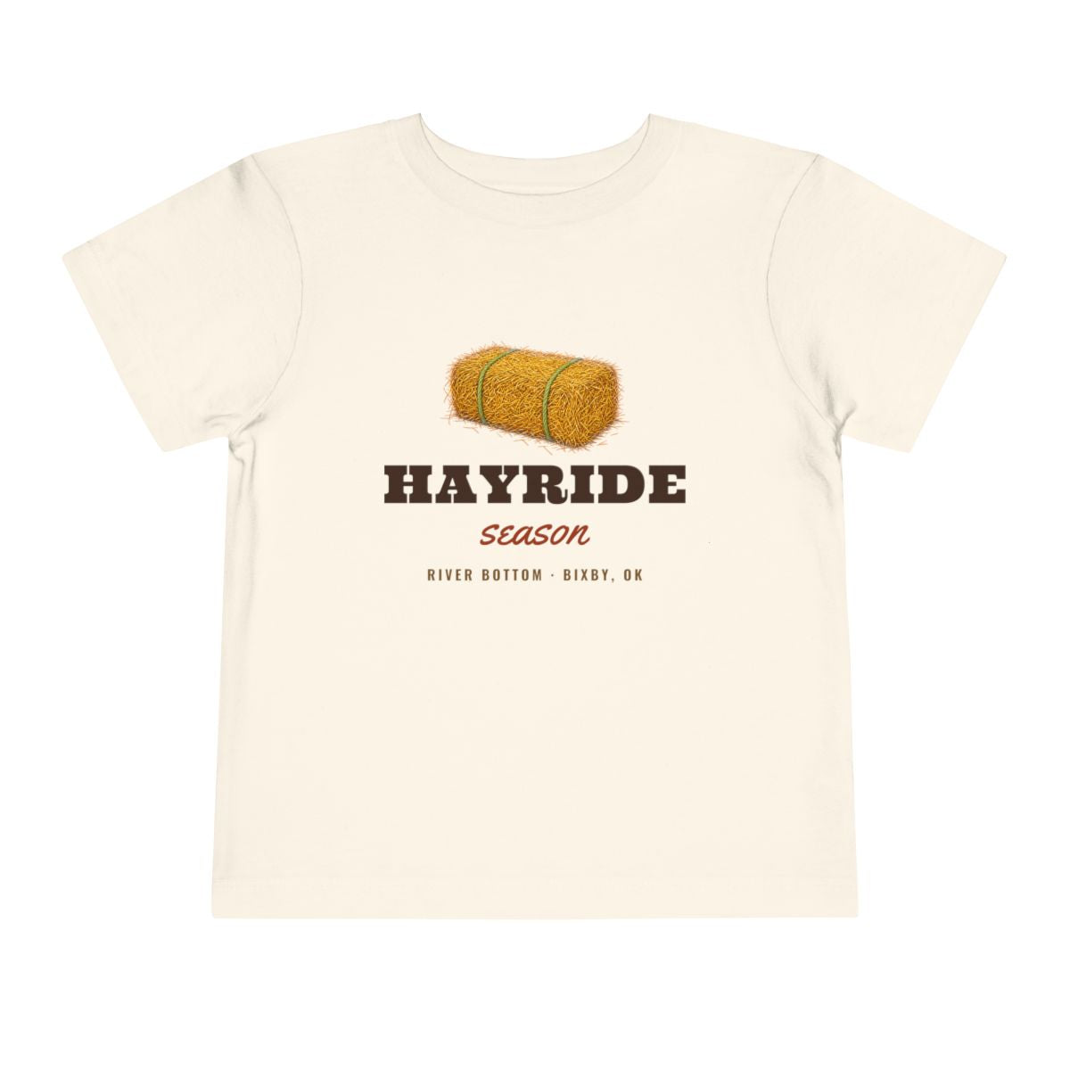 Hayride Season Toddler Tee in Natural