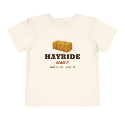Hayride Season Toddler Tee in Natural