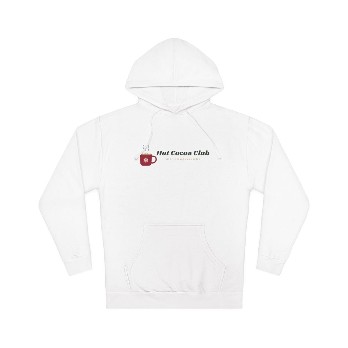 Hot Cocoa Club Hoodie in White