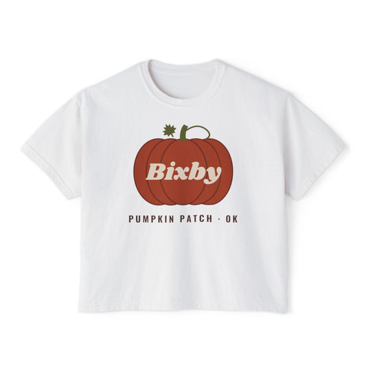 Bixby Pumpkin Patch Boxy Comfort Colors Tee in White