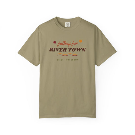 Falling for River Town Comfort Colors Tee