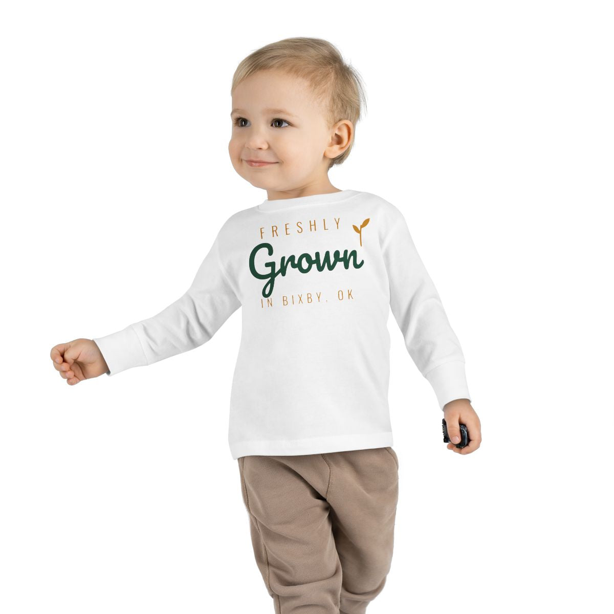 Freshly Grown in Bixby Toddler Long Sleeve Tee