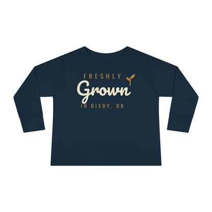 Freshly Grown in Bixby Toddler Long Sleeve Tee