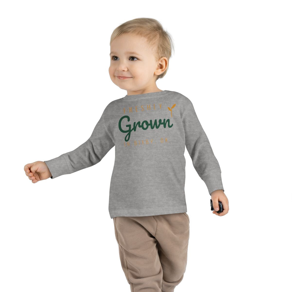 Freshly Grown in Bixby Toddler Long Sleeve Tee