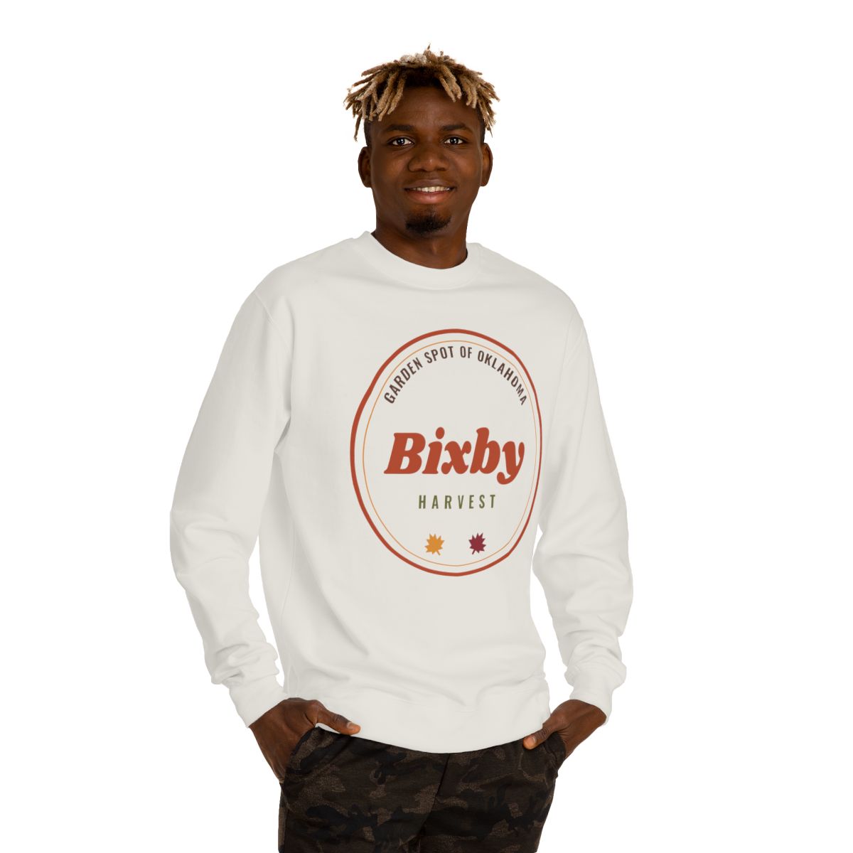 Garden Spot Harvest Badge Crewneck Sweatshirt