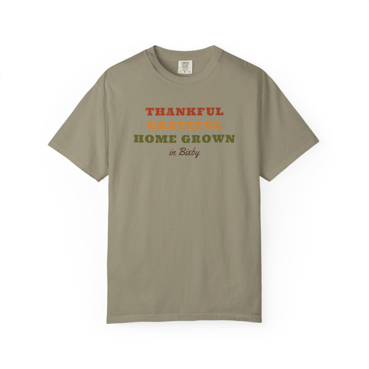 Thankful Grateful Home Grown Comfort Colors Tee