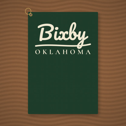 Bixby Garden Script Golf Towel